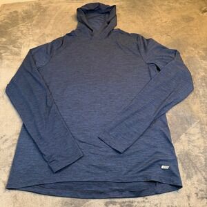 Amazon Essentials Navy Blue Space Dye Lightweight Active Hoodie Mens Medium